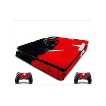 PS4 Slim Bordobereli Sticker Seti