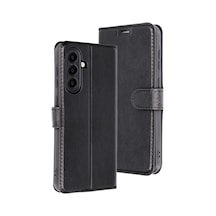 Samsung Samsung Uyumlu Galaxy A36 Kılıf Trend S Plus Kapaklı Kılıf - Siyah