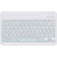 Xindoker 10.1 İnç Kablosuz Bt Klavye - Çoklu Sistem Uyumlu, Şarj Edilebilir, Taşınabilir, Yeşil Renk Seçeneği