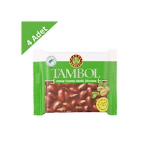 Kahve Dünyası Tambol Fıstıklı Sütlü Çikolata 77 G X 4 Adet - Antep Fıstıklı Draje