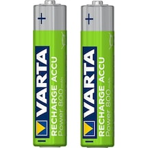Varta 56703 800 mAh Blister AAA Ni-MH Şarj Edilebilir İnce Kalem Pil 2'li