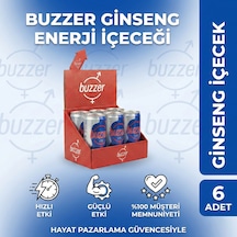 Buzzer Ginsengli Enerji Içeceği +18 - 6'lı Avantaj Set