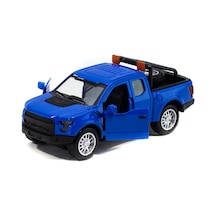 Metal Ford Ranger Pikap Çek Bırak Işıklı Mavi 12 Cm