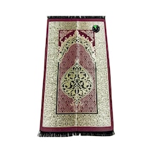 Pusulalı Seccade - Bordo