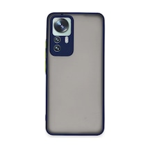 Newface - 829 - Xiaomi Mi 12t Pro Kılıf Montreal Silikon Kapak - Edntrend - - Lacivert