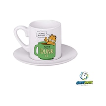 Garfield Türk Kahvesi Fincanı 0123 Beyaz