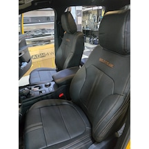 Ford Ranger Uyumlu Araca Özel Deri Oto Koltuk Kılıfı 158529 Siyah
