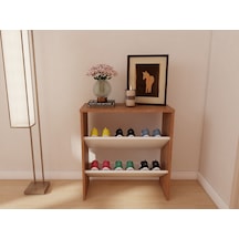 Göktepe Ayakkabı Dolabı M.kiraz-beyaz Kahverengi