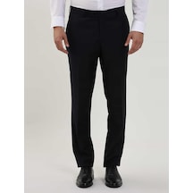 Dufy Koyu Lacivert Erkek Regular Fit Düz Klasik Pantolon - 103937-koyu Lacivert