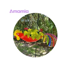 Lebihmurah 3772 Amamia Dikim Pot Yüksek Dayanıklılık Papağan Saksı Kapalı Açık Bitkiler Konteyner
