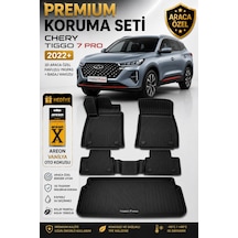 Chery Tiggo 7 Pro 2022 Model Uyumlu 3d Araca Özel Havuzlu Paspas+bagaj Havuzu Birebir Uyum