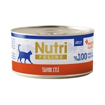 Nutri Feline Adult Jelly 70gr Tavuk Etli 6 Adet Yaş Yetişkin Kedi Maması