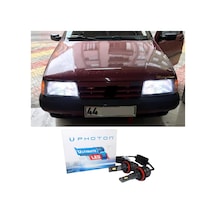 Fiat Tempra Led Xenon Uzun + Kısa Far Ampulü H4 Ultimate 9500 Lumens Yeni Seri Beyaz