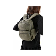 Baginn Unisex Sırt Çantası Paraşüt Kumaş Hafif Çok Cepli Yağmur İtici Kumaş 34 24 Cm 571 Collection Haki