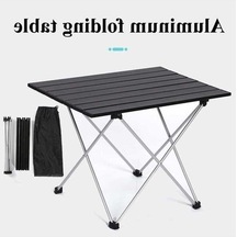 Bloomnest Yük Taşınabilir Mavi Sehpası, Plastik Piknik Mekan Masası, Kamp İç/dış Alüminyum 57x41x40cm 25kg & - Tr Mavi Mavi