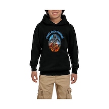 Zepplin Giyim Thor Love And Thunder Jane Foster Banner Siyah Çocuk Kapşonlu Sweatshirt