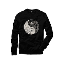 Tshirthane Stranger Things Ying Yang Upside Down Sevgili Kapşonl