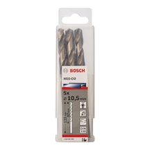 Bosch HSS-Co 10.5x133 mm 5'li Paket DIN 338 Metal Matkap Ucu - 2608585900