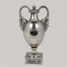 Vitale Metal Silver Kapaklı Vazo 14 20 38 Cm Renkli