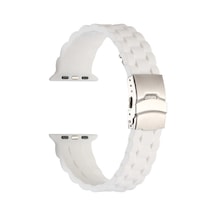 Watch 38mm Krd-72 Uyumlu Sbt Kordon-beyaz