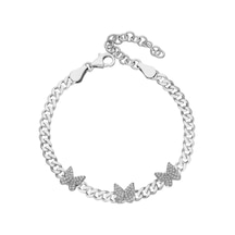 Kelebek Zirkon Taşlı Bileklik 718505 Silver