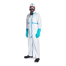 Dupont Tyvek 600 Plus Koruma Tulumu Tip 4/5/6 - Beden L