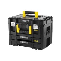 Stanley Fatmax 21.5l Takım Çantası 2 Çekmeceli Bölmeli Metal Kilitli Tstak Uyumlu Avadanlık Çok Renkli