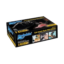 Dolphin Çok Amaçlı Nitril Eldiven Siyah 100'lü