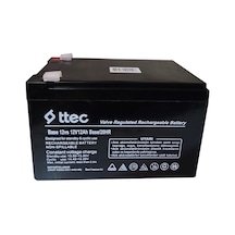 Ttec 12v 12ah Fp12120 Bakımsız Kuru Akü -