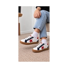 Çocuk Esnek Sneaker Kırmızı/beyaz