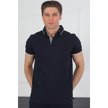 T8579 Dewberry Erkek T-shırt-lacivert Lacivert