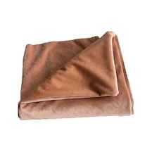 Okey Oyun Masa Örtüsü Kadife 140x140 Pudra Rengi