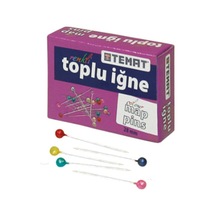 Temat Renkli Toplu İğne 25mm 25li - 3 Kutu