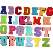 Suntek Alfabe Harfleri Yama Demir / Kot Şapka Gömlek Çok Renkli Yamalar Dikmek