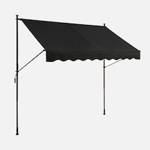 Evinizin_Atolyesi Teleskopik Tente Antrasit 250X130 Cm