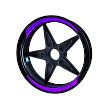 Moto GP Patlıcan Moru İç Jant Şeridi Sticker Çınar Extreme