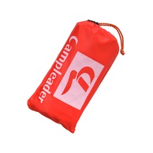 Xindoker 3'lü Dış Mekan Yağmurluk: Yağmur Engeli, Zemine Matı Ve Çadır Fonksiyonu İle Trekking, Bisiklet Sürüşü İçin Multifonksiyonel Kırmızı Polyester Kırmızı