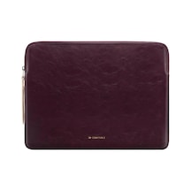 İpad Air 13" M3 2025, İpad Pro 13" M5 2025 İle Uyumlu Tablet Kılıfı Sihirli Klavye Ve Kalem Tutuculu - Pu Deri Çanta İnce Koruyucu Kılıf - Berry Brown