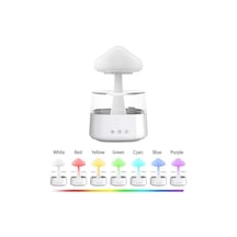 Yağmur Bulutu Nemlendirici&mantar Şalale Buhar Makinası Yağmur Sesi Işıklı-bluetooth Hoparlör