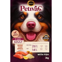 Mini Irk Köpekler İçin Balık Etli Kuru Köpek Maması 3 Kg, Kuzu