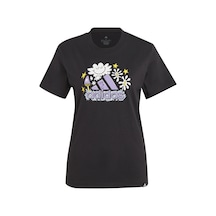 Adidas Doodle Fill T Kadın Günlük Tişört Ij7327 Siyah 001