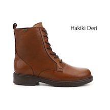 Gönderi(R) Gönderi R Kadın Taba Antik Fermuarlı Kauçuk Taban Hakiki Deri Postal Bot Dkzb61342452 Taba