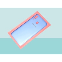 Tkgz - Samsung Galaxy Uyumlu A30 A305 Arka Kapak Batarya Kapağı - Mavi Çok Renkli
