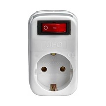 Tekli Akım Korumalı Anahtarlı Priz 16a 250v, Max 3500w Aşırı Yük Koruması Beyaz