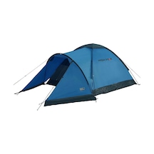 High Peak Ontario 3 Kişilik Kamp Çadırı, Mavi Beyaz - Kırmızı