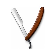 Ahşap Normal Yarım Jilet Takılır Berber Usturası Türk Tipi Kılasik Barber Ustura - 936105741
