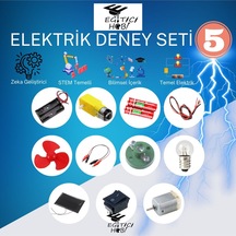 Kutulu, Elektrik Deney Seti - 5 Eğitici Hobi Bilim Seti