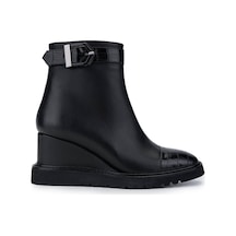 Tamer Tanca Kadın Hakiki Deri Siyah Deri Casual Bot 33 416 Bn Bot Sk24-25 Sıyah Dr Siyah