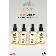 Amber Sprey Kolonya Cep Boy Elegance Series 4'lü Eko Paket - 4x50 Ml