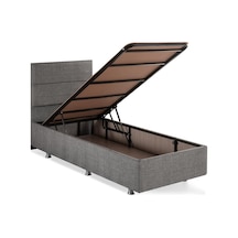 Nironyatak Niron Silver Baza Ve Başlık Seti 100 x 200 CM Cm Tek Kişilik Kaydırmaz